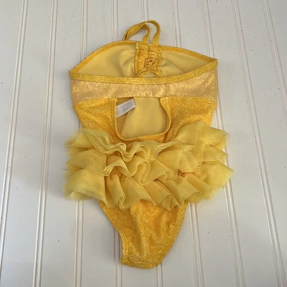 Disney Belle Bathing Suit with Matching Hooded Cape